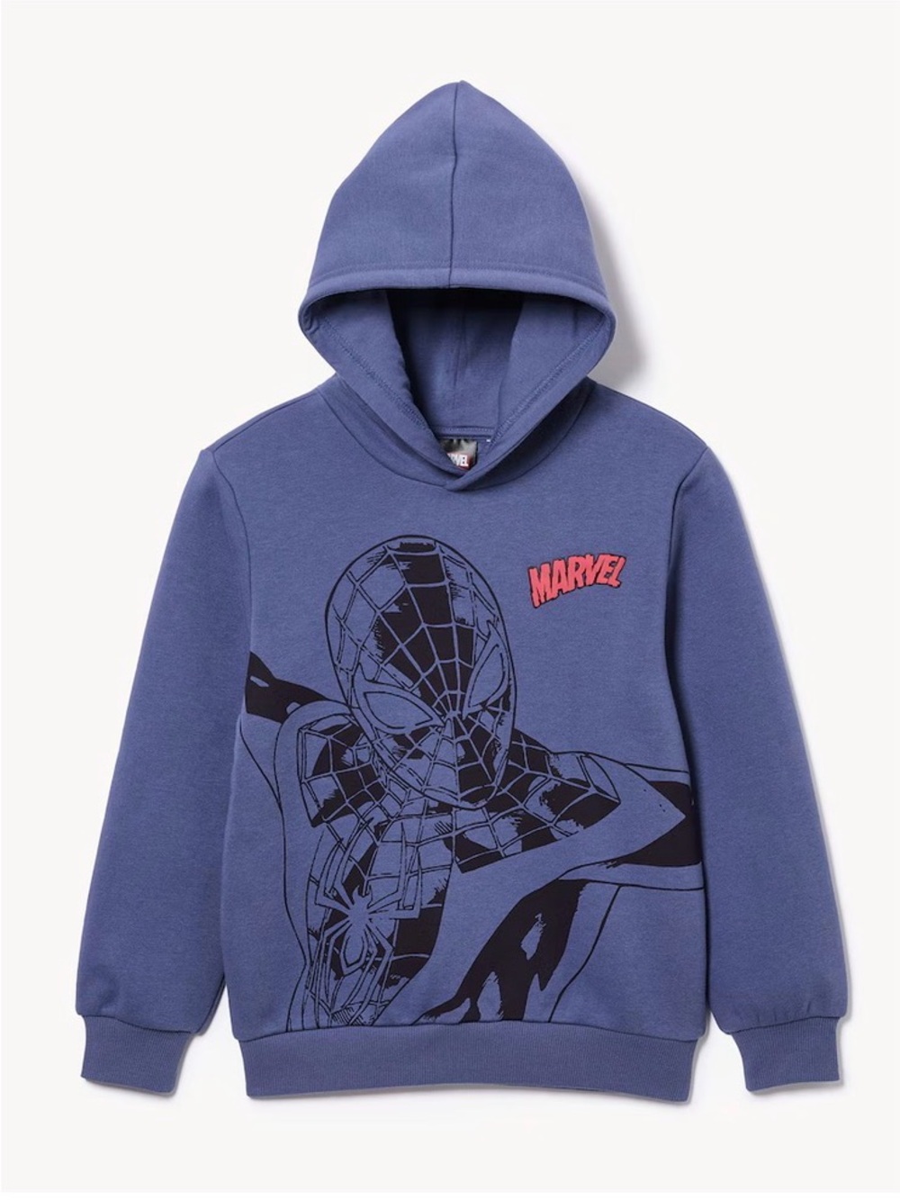Marvel Boys' Purple-Blue Spider-Man Graphic Hoodie & Shorts